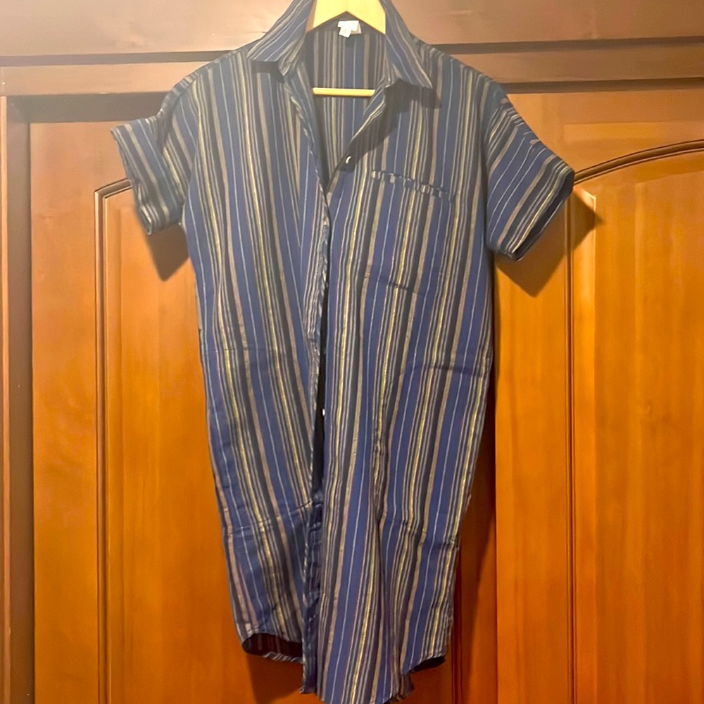 Navy shirt dress from Vici, never worn, size small
